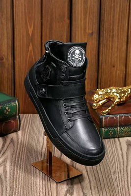 PhiliPP Plein High-Top Fashion Men Shoes--044